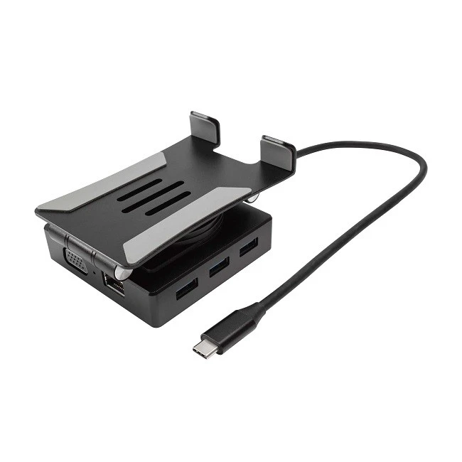 10-in-1 USB C Docking Station With 360°Rotatable Bracket